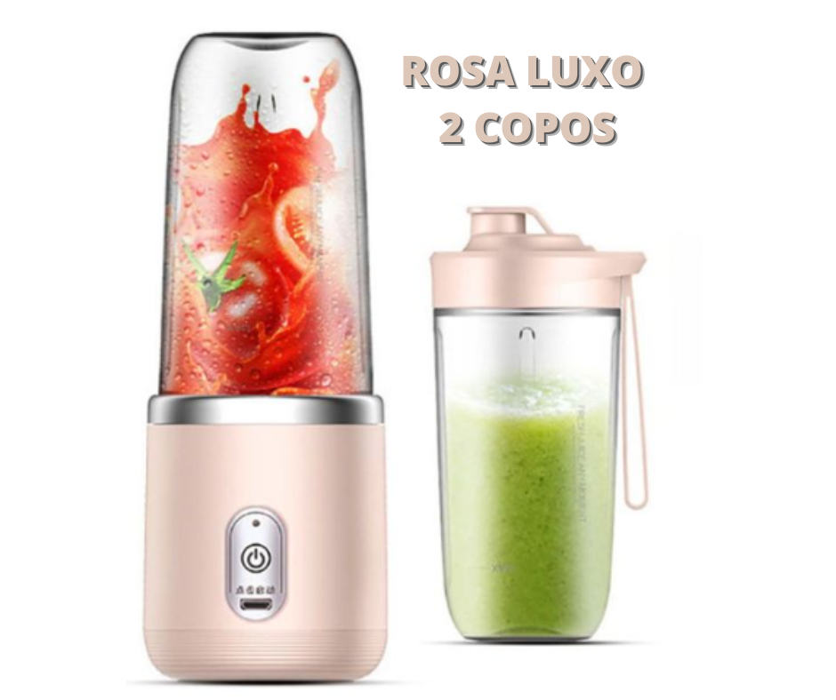 Liquidificador Portátil Smart Blender 6 lâminas - Original + Brinde