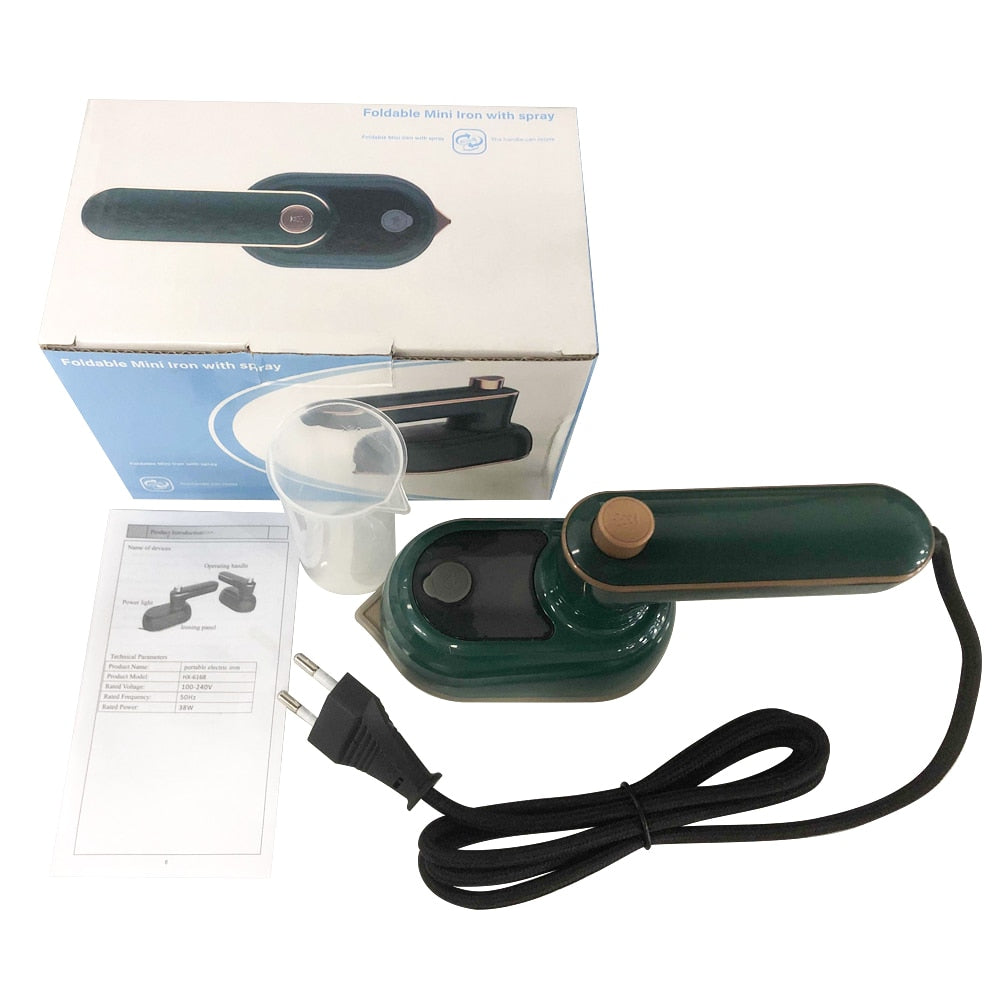 Mini Ferro Portátil Bivolt a Vapor - Iron Master Bralei