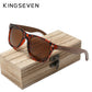 Óculo Polarizado Proteção UV400 KINGSEVEN Natural Wooden