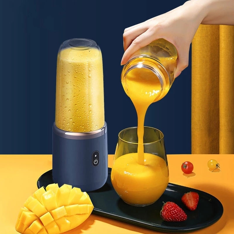 Liquidificador Portátil Smart Blender 6 lâminas - Original + Brinde